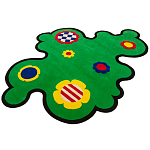 Дизайнерский ковер с цветами Poltronova Tappeto Prato Rug варинант исполнения - 2 | Loft Concept в Брянске