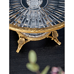 Чаша из прозрачного стекла с фигурками разноцветных попугаев на ободке 38 Eden Garden варинант исполнения - 4 | Loft Concept в Брянске