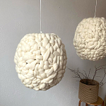 Светильник вязаный из шерсти Wool Oval варинант исполнения - 1 | Loft Concept в Брянске