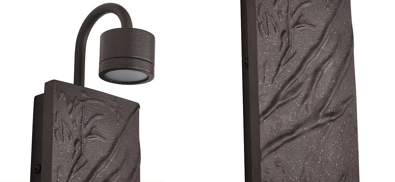 Бра с фактурой дерева Bark Black Бра с фактурой дерева Bark Black - Loft-Concept в Брянске