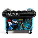 Кресло "Баския и Уорхол" Basquiat Warhol graffiti chair натуральная кожа варинант исполнения - 5 | Loft Concept в Брянске