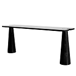 Консоль чёрная на 2-х конусообразных ножках Eros варинант исполнения - 4 | Loft Concept в Брянске