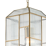 Подвесной светильник с рельефным стеклом Embossed Glass варинант исполнения - 1 | Loft Concept в Брянске