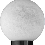 Бра цилиндрической формы чёрного цвета с 2-мя плафонами Marble Glow варинант исполнения - 5 | Loft Concept в Брянске