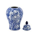 Ваза с крышкой в китайском стиле Гранатовое дерево Blooming Pomegranate варинант исполнения - 4 | Loft Concept в Брянске