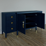 Большой Комод-буфет Elsa Dreams Blue с ящиками варинант исполнения - 4 | Loft Concept в Брянске