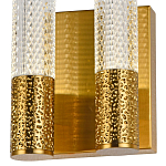 Бра с двумя плафонами латунь Dew Drops Tube Duo Brass Wall Lamp варинант исполнения - 3 | Loft Concept в Брянске