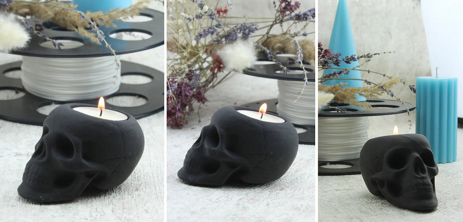 Подсвечник Black Skull Подсвечник Black Skull - Loft-Concept в Брянске