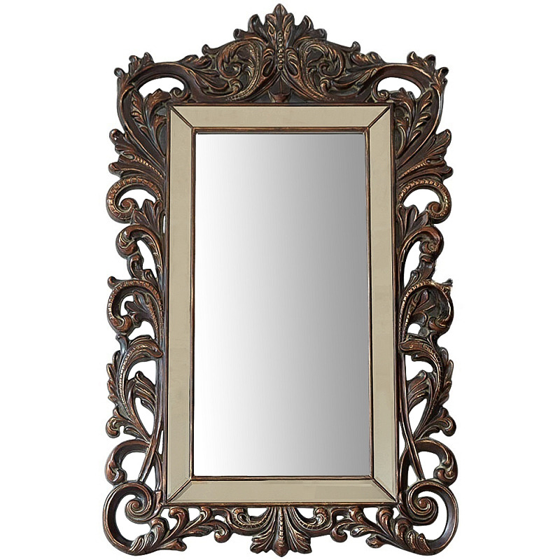 Настенное зеркало Odile Mirror Коричневый Настенное зеркало Odile Mirror Коричневый в Брянске | Loft Concept