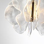 Люстра с крупными рельефным декором в виде лепестков 60 см Ethereal Bloom варинант исполнения - 5 | Loft Concept в Брянске