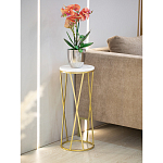 Столик дизайнерский Beige marble варинант исполнения - 6 | Loft Concept в Брянске