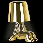 Настольная лампа фигурная цвета золото с гладким абажуром Высота 16 см Sophia варинант исполнения - 3 | Loft Concept в Брянске