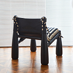 Кресло черно-белое со съемными подушками Celebrity варинант исполнения - 3 | Loft Concept в Брянске