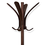 Вешалка коричневая с 4-мя крючками из пластика Curves Hangers варинант исполнения - 3 | Loft Concept в Брянске