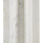 Настольная лампа мраморная с тканевым цилиндрическим абажуром Sharpened варинант исполнения - 1 | Loft Concept в Брянске