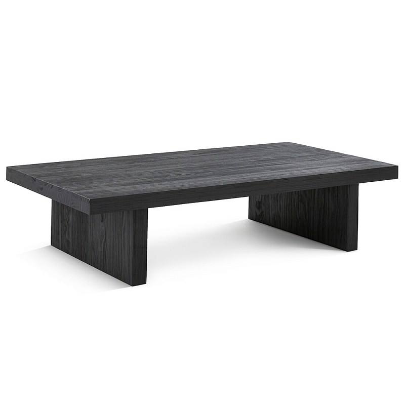 Журнальный стол из массива сосны Koda Coffee Table Черный Журнальный стол из массива сосны Koda Coffee Table Черный в Брянске | Loft Concept