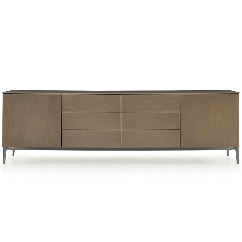 Дизайнерский длинный буфет 505 UP SIDEBOARD Серый Коричневый в Брянске | Loft Concept 