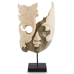 Маска ручной работы деревянная резная Mask Flower варинант исполнения - 1 | Loft Concept в Брянске