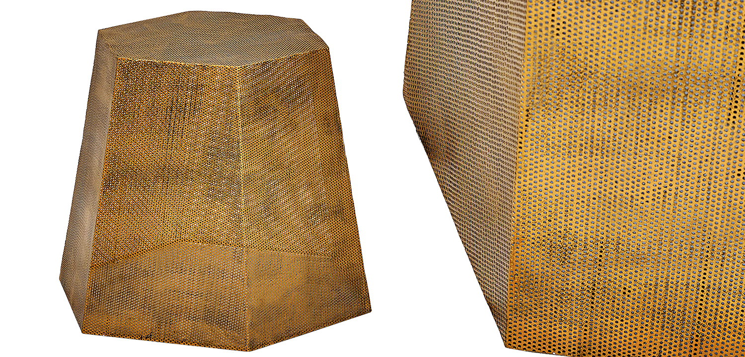 Приставной стол Gold Mesh side table Приставной стол Gold Mesh side table - Loft-Concept в Брянске
