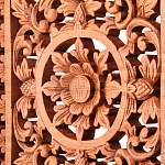 Панно из дерева квадратное Panel With Trees варинант исполнения - 2 | Loft Concept в Брянске