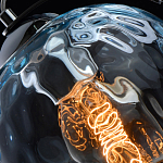 Подвесной светильник со стеклянном плафоном в форме бокала Kaleido варинант исполнения - 20 | Loft Concept в Брянске