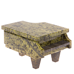 Шкатулка в виде рояля из натурального камня змеевик Stone Casket варинант исполнения - 1 | Loft Concept в Брянске