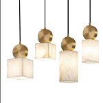 Подвесной светильник светодиодный с квадратным плафоном Stone Helios варинант исполнения - 3 | Loft Concept в Брянске