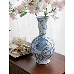 Ваза фарфоровая с синими цветочными мотивами Independence варинант исполнения - 4 | Loft Concept в Брянске