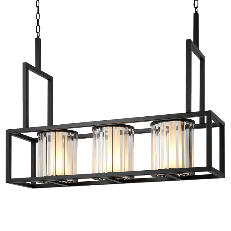 Люстра Chandelier Carducci Black Черный Прозрачный (Transparent) Люстра Chandelier Carducci Black Черный Прозрачный (Transparent) в Брянске | Loft Concept