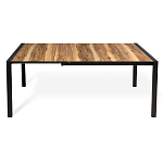 Стол обеденный раздвижной с прямоугольной столешницей на четырех черных ножках Blair варинант исполнения - 3 | Loft Concept в Брянске