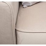 Диван двухместный раскладной светло-серый с кантом Pride варинант исполнения - 5 | Loft Concept в Брянске