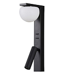 Бра с белым полусферическим плафоном и цилиндрическим поворотным спотом Trumpet Wall Lamp варинант исполнения - 1 | Loft Concept в Брянске