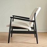 Кресло с каркасом и ножками из древесины и мягкими сиденьем и спинкой Venice варинант исполнения - 4 | Loft Concept в Брянске