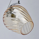 Подвесной светильник со стеклянном плафоном в форме бокала Kaleido варинант исполнения - 7 | Loft Concept в Брянске