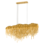 Люстра подвесная с металлическими дугами и длинными цепочками 115 см Atlantis Chain варинант исполнения - 2 | Loft Concept в Брянске