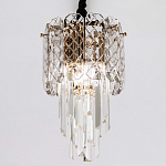 Подвесной хрустальный светильник Harmonica Crystal Gold Hanging Lamp варинант исполнения - 3 | Loft Concept в Брянске