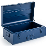 Металлический сундук Metal Dark Blue варинант исполнения - 3 | Loft Concept в Брянске