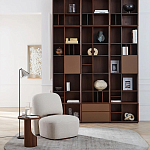 Приставной столик из массива дерева Walnut варинант исполнения - 7 | Loft Concept в Брянске