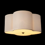 Потолочный светильник с белым волнистым плафоном из ткани Vitorino варинант исполнения - 2 | Loft Concept в Брянске