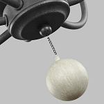 Люстра с 6-ю лампами и кремовыми деревянными бусинами Feiss варинант исполнения - 7 | Loft Concept в Брянске