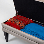 Мягкая банкетка с зоной для хранения Casket Beige варинант исполнения - 4 | Loft Concept в Брянске