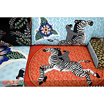 Большой Трехместный Диван с цветным принтом Qalakabusha Large Sofa варинант исполнения - 6 | Loft Concept в Брянске