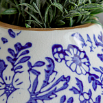 Ваза с синим цветочным узором Blue & White Ornament  варинант исполнения - 1 | Loft Concept в Брянске