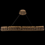 Люстра волнистой формы с текстурной огранкой Reflection of Reality варинант исполнения - 6 | Loft Concept в Брянске