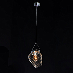 Подвесной светильник со стеклянном плафоном в форме бокала Kaleido варинант исполнения - 3 | Loft Concept в Брянске