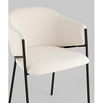 Стул Brace букле белый варинант исполнения - 2 | Loft Concept в Брянске