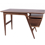 Письменный стол прямоугольный с 2-мя ящиками и полкой Idenontal варинант исполнения - 5 | Loft Concept в Брянске