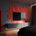 Гипсовая 3D Панель M-47 варинант исполнения - 1 | Loft Concept в Брянске