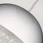 Подвесной светильник со сферическим плафоном из акрила с циркониевыми вкраплениями Kichler варинант исполнения - 6 | Loft Concept в Брянске