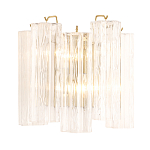 Бра с вертикальными стеклянными подвесками Hexagon Tube Light варинант исполнения - 3 | Loft Concept в Брянске